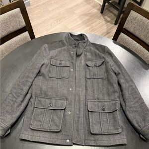 Tommy Hilfiger Charcoal Military Jacket